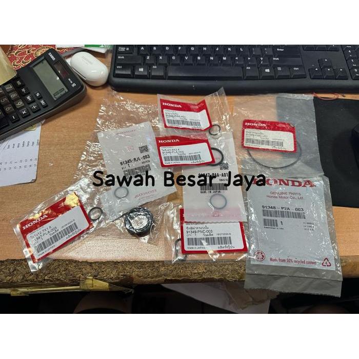 Paket Seal Sil Oring O Ring Pompa Power Steering SET Honda CRV CR-V RE Gen 3 . Civic FD 2006 2007