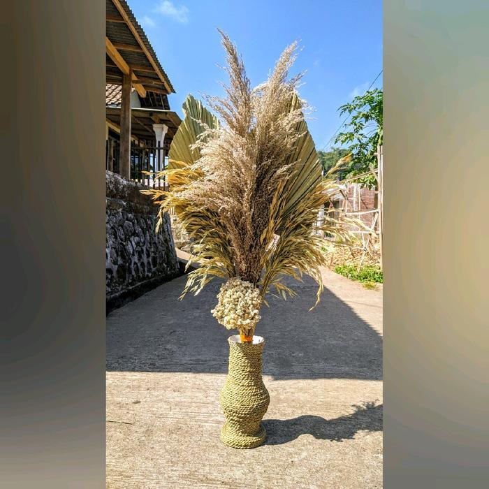 Bunga kering paket jumbo / hiasan ruang tamu / dried flower / Dekorasi