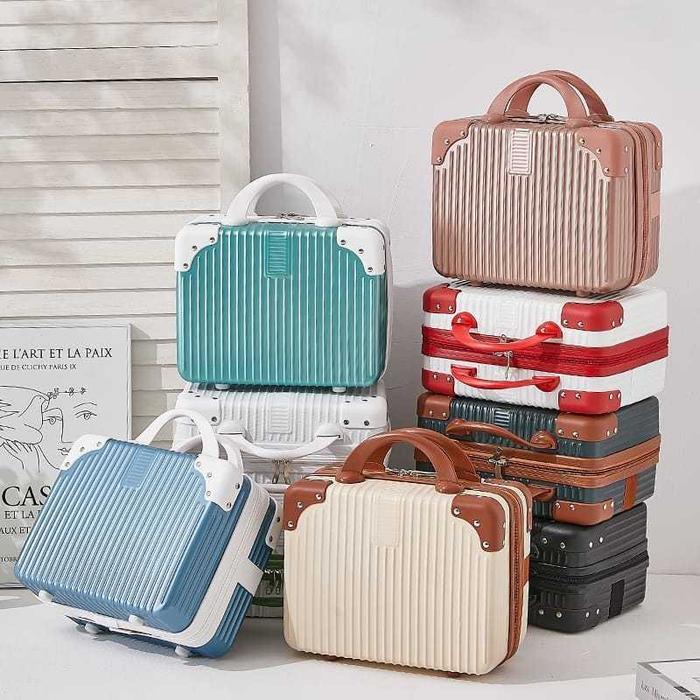 FS168 KOPER 14 INCH MINI BEAUTY CASE TAS 12 INCH MAKE UP KOPER KOSMETIK PREMIUM BAHAN SEMI