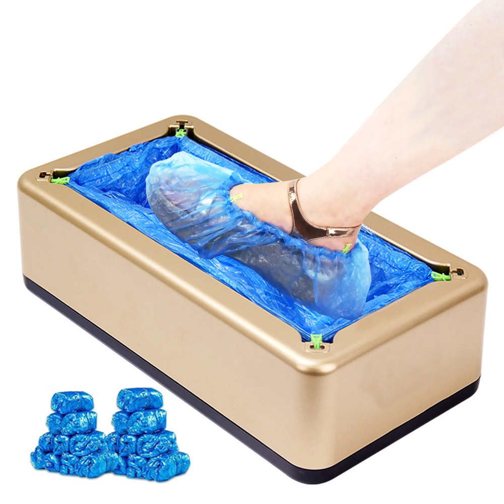 Automatic Shoe Cover Machine with 200 Disposable Shoe Covers Shoe Cover Dispenser for Home & Office