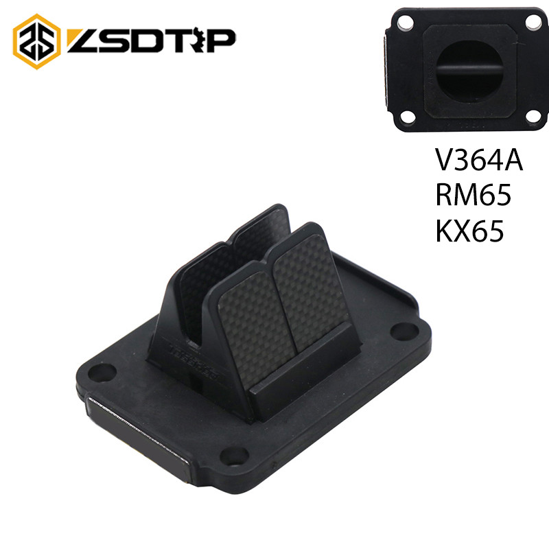 ZSDTRP- Reed Valve Set V364A valve system fits Kawasaki KX60, KX65 Carbon Fiber VFroce for Suzuki RM