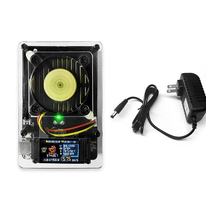 BEST Maxgeek 500GH/s 3.125 BTC Miner Bitcoin Solo Miner (Standard Version) - Wireless WIFI, Independ