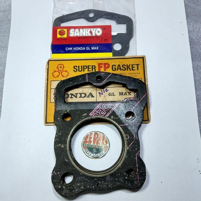 Paking Blok Head Gl125 Gl Max Cdi Cb125 Perpak Gasket Kopl Boring Termurah Langka
