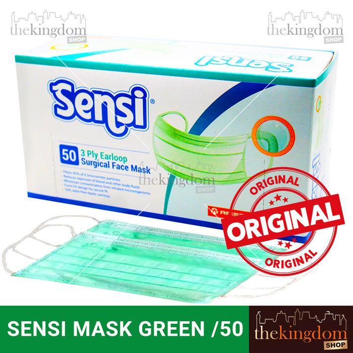 Masker Sensi Earloop Bedah Medis 4Ply Surgical Face Mask 4 Ply Tbk