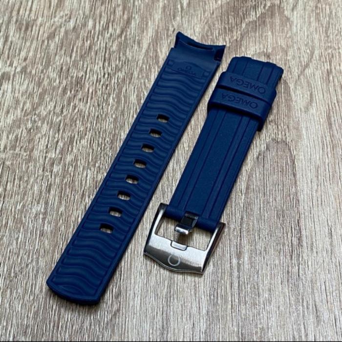 STRAP-TALI JAM TANGAN OMEGA RUBBER BUCKLE