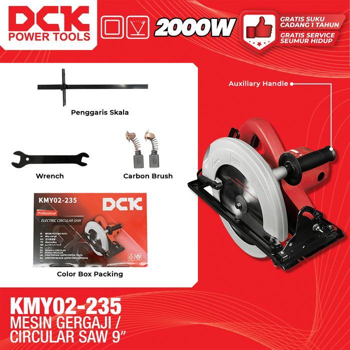 Dck Kmy02-235 Mesin Gergaji / Circular Saw 9"