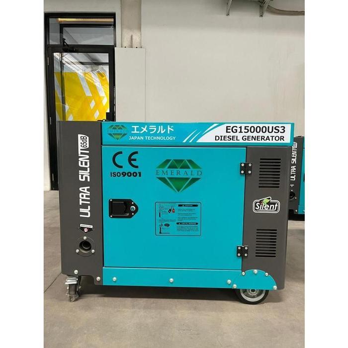 GENSET SUPER SILENT PORTABLE 7KVA, 10KVA, 12KVA, & 15KVA, EMERALD
