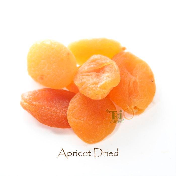TRIO NATURAL APRICOT DRIED 450 GRAM - BUAH KERING PENUH VITAMIN A, ZAT BESI, VITAMIN C & KALIUM