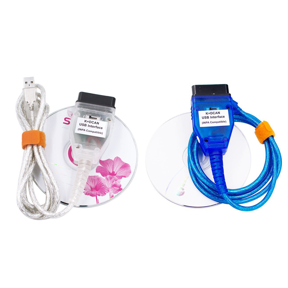 For 8MW K+CAN INPA K+DCAN FOR Car Diagnostic Connector Cable Tool With Switch USB Interface FT232RL 