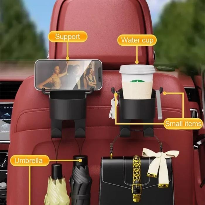 "New" Cup Holder Mobil / Cantolan Mobil Belakang Kursi Gantungan Jok Botol Serbaguna Minuman