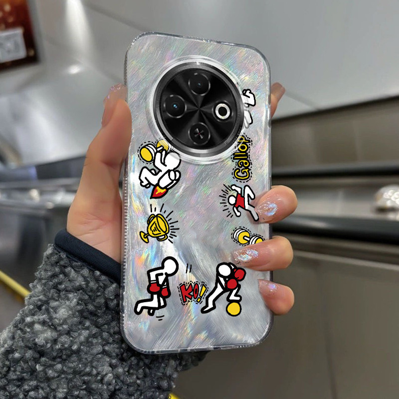 Casing Hp Untuk Tecno Spark 30C Case Casing HP Softcase ponsel silikon tahan jatuh transparan camlet