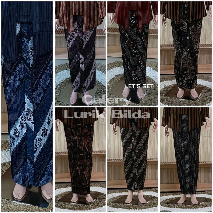Premium Rok Plisket Rok Jarik Plisket Rok Plisket Wiru Original