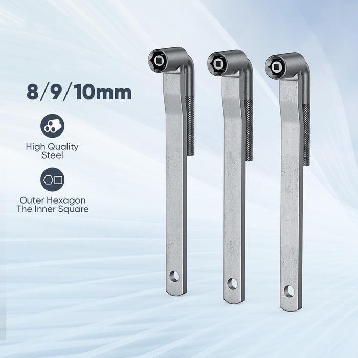 Kunci Sekrup Katup Kunci Setelan Klep L Motor 8 9 10 mm Setelan Klep Mesin Motor Kunci Stel Klep