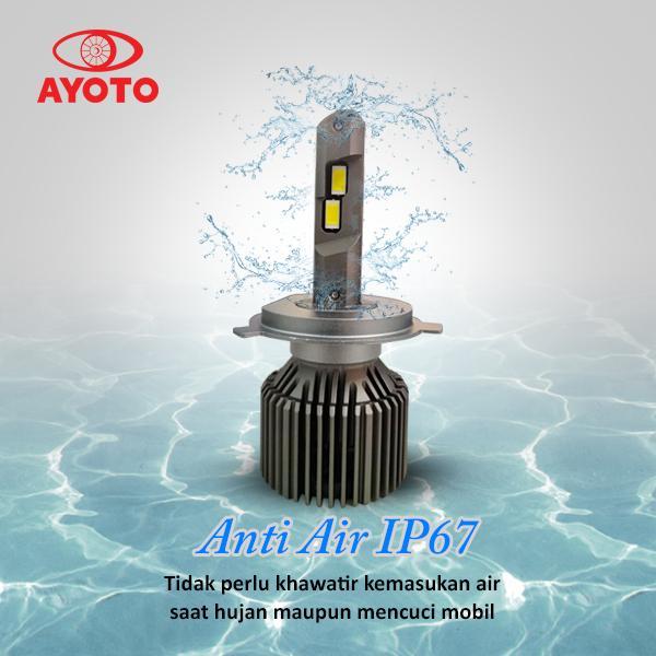AYOTO Lampu Soket H4, A3-H4, 45 Watt, garansi 1 tahun Car