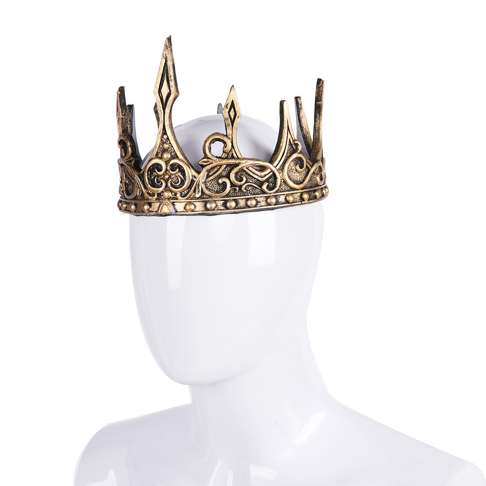 Medieval King'S Crown Latex Foam Dress Headwear Stage Performance Pro