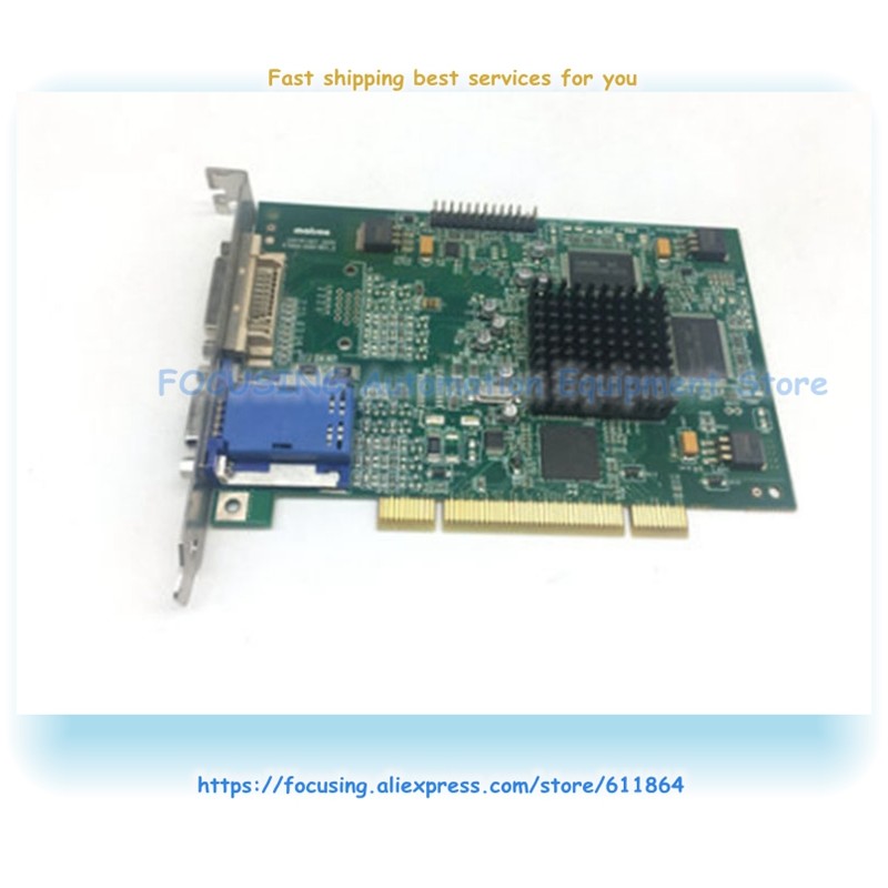 MATROX G450 G45FMDVP32DB F7003-0301 PCI DVI Tested 7003-0301
