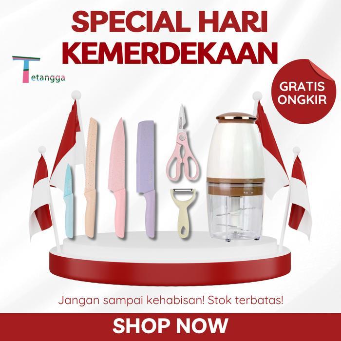 Philips - Paket Combo 2In1 Spesial Kemerdekaan Capsule Blender Portable Mini Serbaguna +1Set Pisau