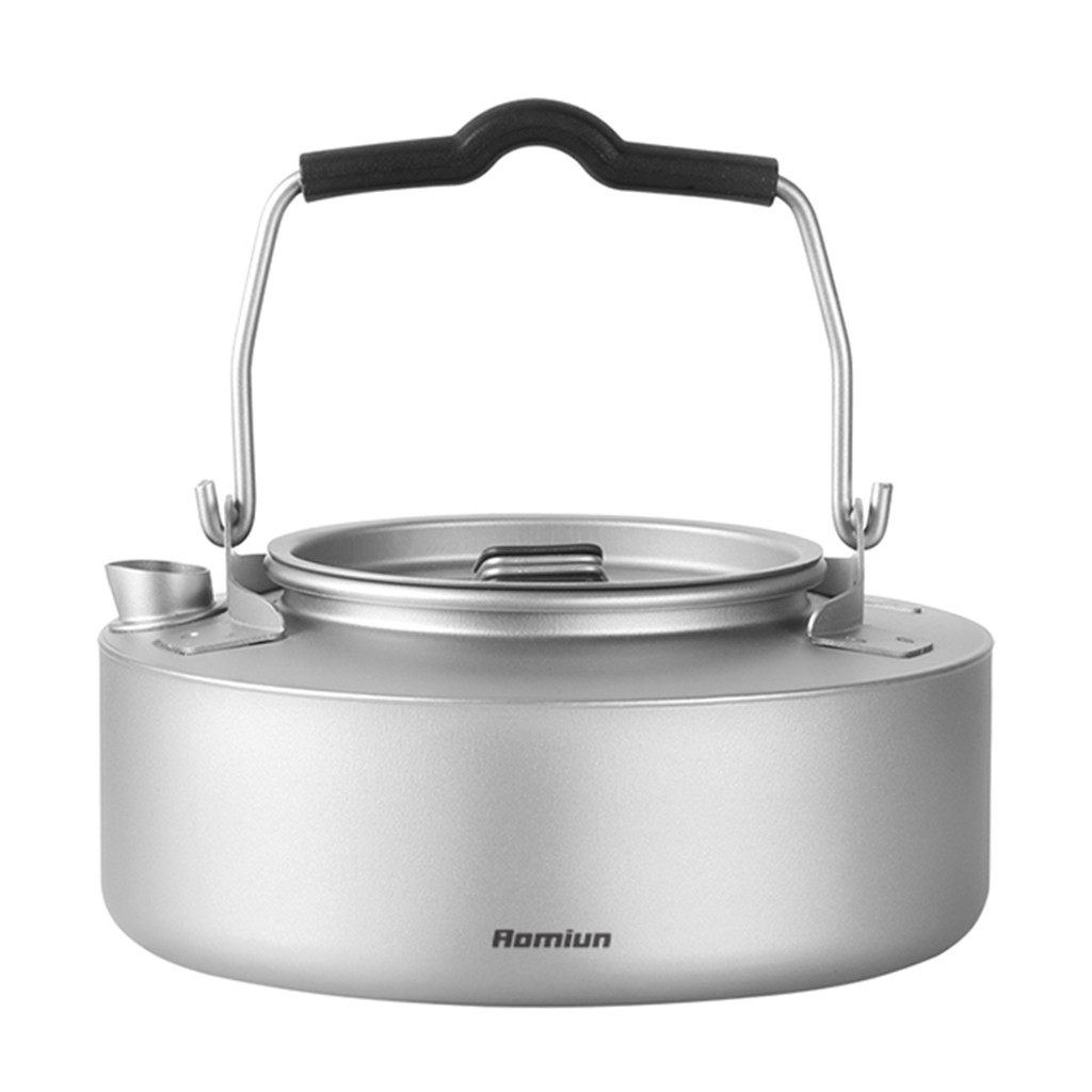 Camping Kettle 600ml Pure Titanium Tea Kettle Lightweight Rustproof Portable Outdoor Travel Camping