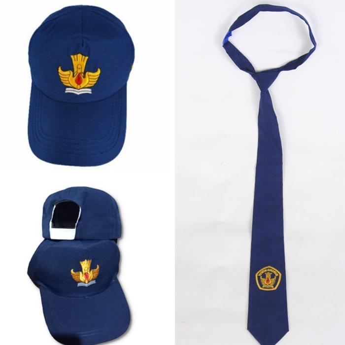 TERLARIS Topi Sekolah SMP Topi dan Dasi SMP Bordir READY STOCK