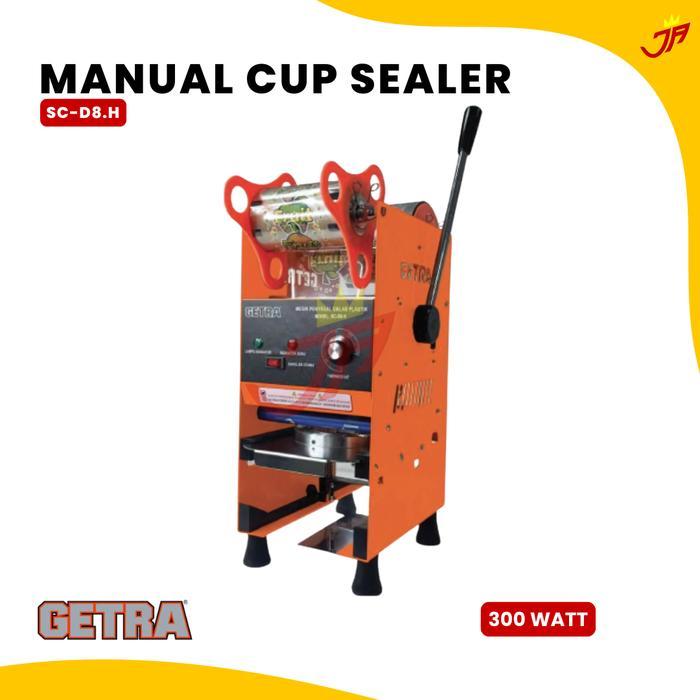 GETRA MANUAL CUP SEALER SC-D8.H / SC-D8H / MESIN PRESS GELAS MINUMAN SC D8