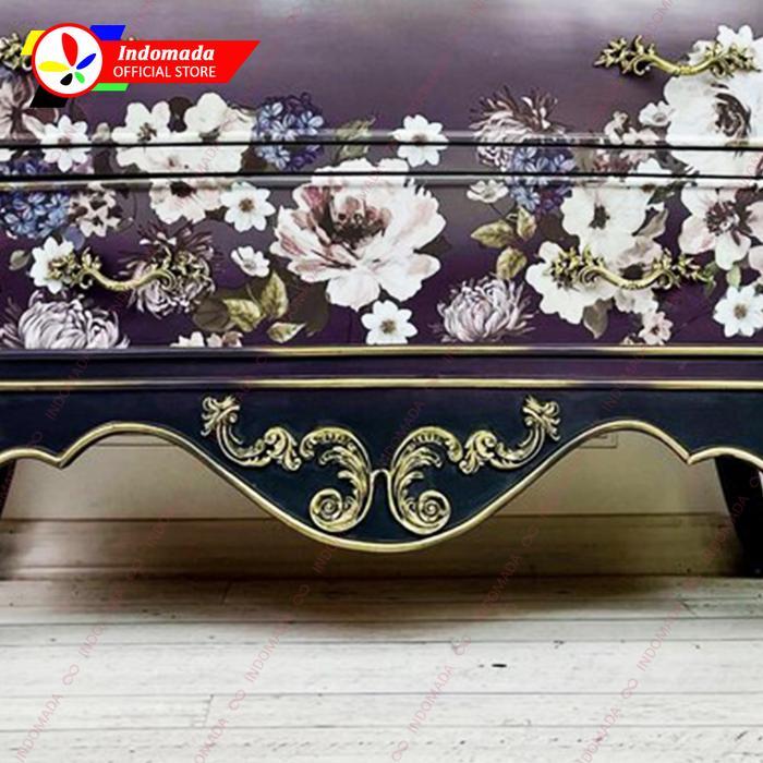 Indomada Cetakan Fondant Silikon Renda Daun Disain Eropah Coklat Puding Resin Epoksi Lem Eropa Barok