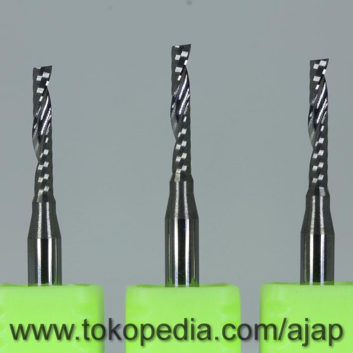 Mata Endmill Cnc Router 1Flute Single Flute Mata Potong Akrilik Kayu