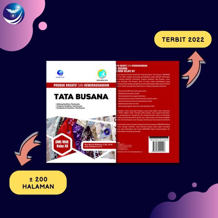 SIAPKIRIM Buku SMK Produk Kreatif dan Kewirausahaan Tata Busana untuk SMK/MAK Kelas XII - Rina