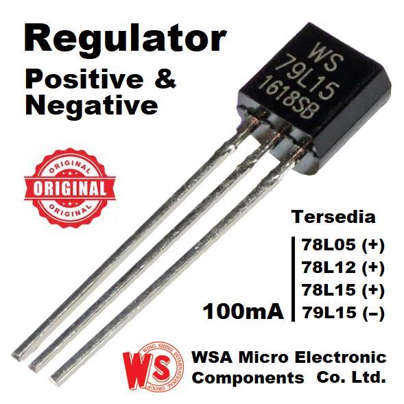 IC Positive Negative DC Regulator 78L05 78L12 78L15 79L15 5V 12V 15V