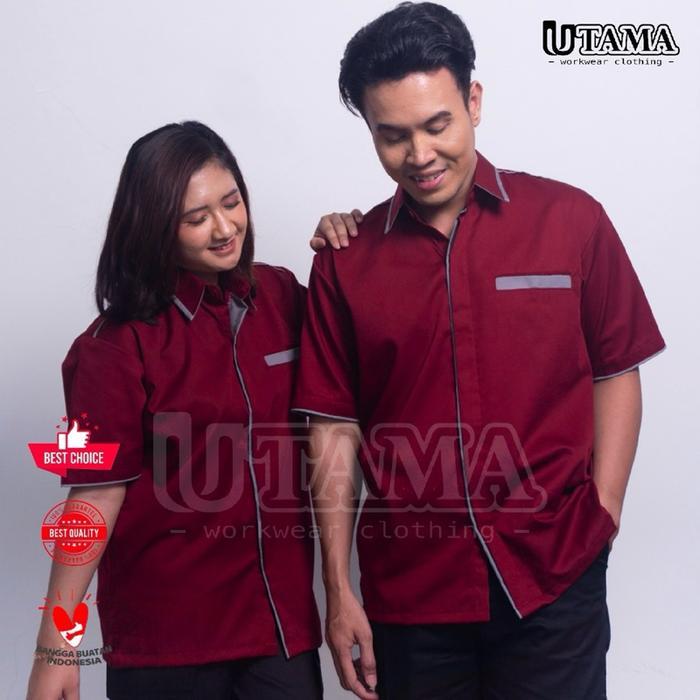 Kemeja Kerja Karyawan - Seragam Pegawai - Baju Kerja Karyawan Kantor - Baju Kerja Formal