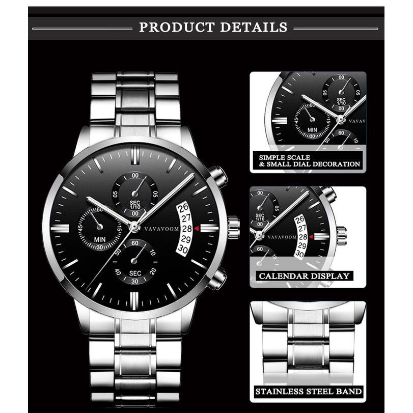 Best Seller Jam Tangan Pria Vava Voom 100% Original Kronograf 214 Hadiah Watches Original