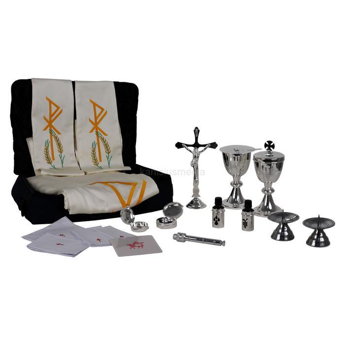 Set Misa Backpack Perak Perlengkapan Misa Piala Sibori Hot 0326B