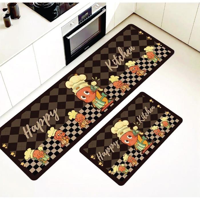 MR MAT Keset Dapur Diatomite Original 2in1 Anti Slip Kitchen Floor Mat Set 40x60cm & 40x120cm