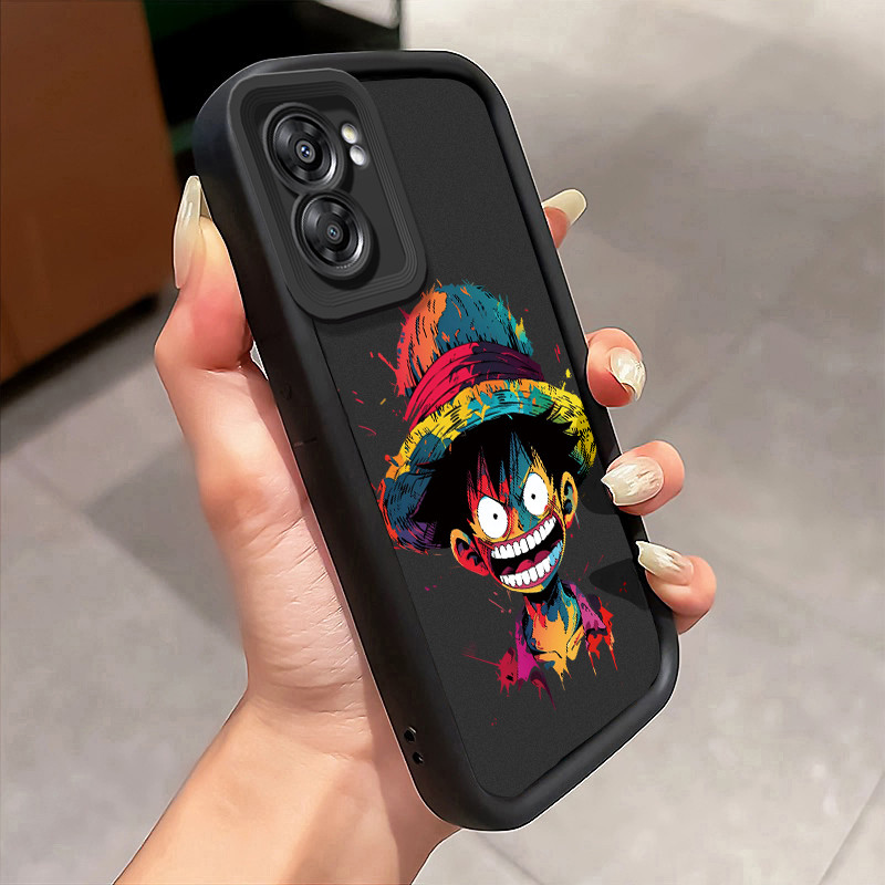 Casing Hp untuk OPPO A57 2022 A77 2022 A57s A57e A77s A57 5G A77 5G A56S 5G Case Luffy yang marah Ka