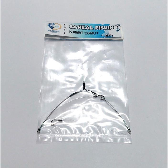 Rangkaian Kail Pancing Kecil Kawat Lumut Mujair Nila Cabang 2