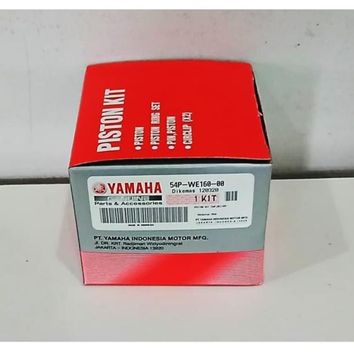 Piston Kit Piston Set Ring Mio J ,Soul Gt Asli Ori Yamaha 54P We160