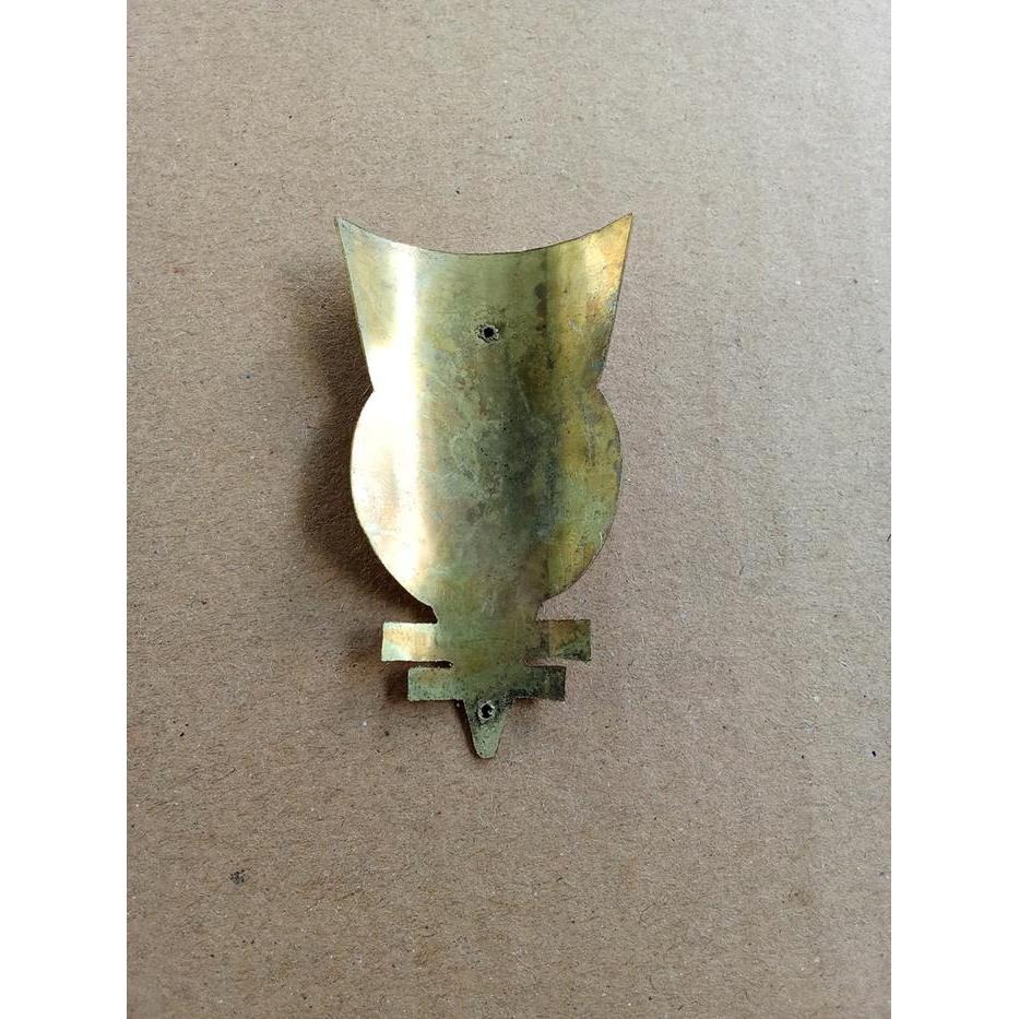 Emblem Plat Merk Sepeda Onthel Rudge Kuningan Rose