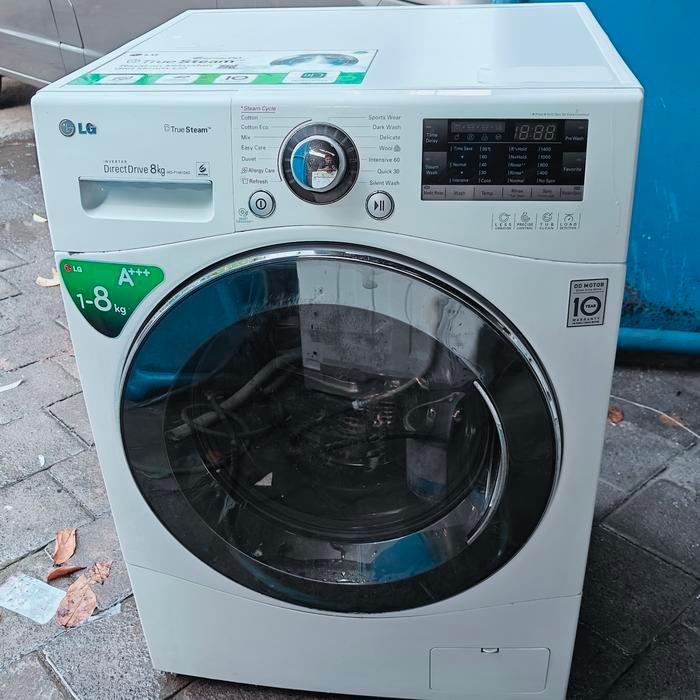 mesin cuci otomatis front loading LG inverter