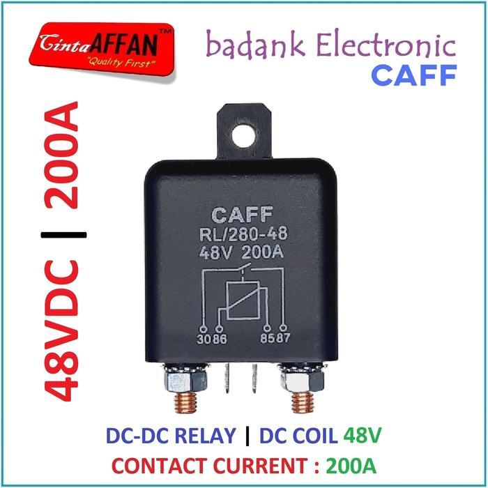 Promo Coil 48V Dc-Dc Relay 200A Automotive Heavy Duty High Current Starting