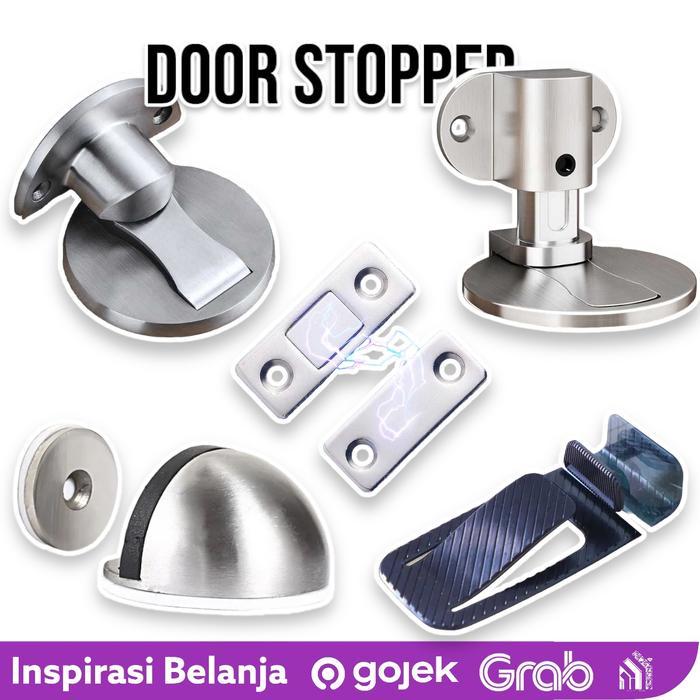 Door stopper magnet penahan pintu pengganjal bawah magnetic stainless