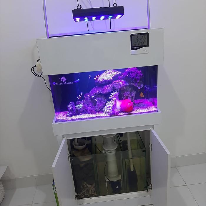 Paket Aquarium 60cm + Cabinet + Sum