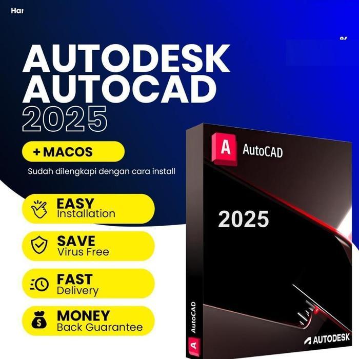 AUTOCAD 2025 - AUTOCAD 2024 [MAC OS M1 M2 Download Software Full Version Aplikasi Versi Untuk