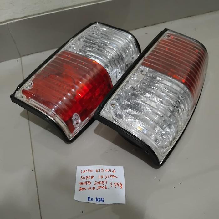 Lampu Belakang Kijang Super Crystal Tanpa Socket 1Pasang Kanan Kiri After Market Baru Stok Lama