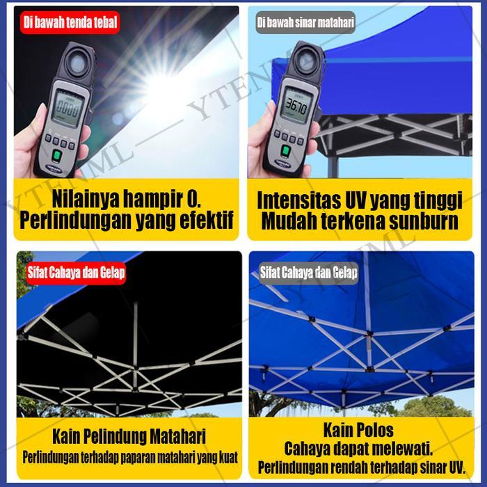 Penebalan lapisan gandaTenda Lipat Atap Tenda Gazebo Terpal Tenda Atap tenda jualan Tenda