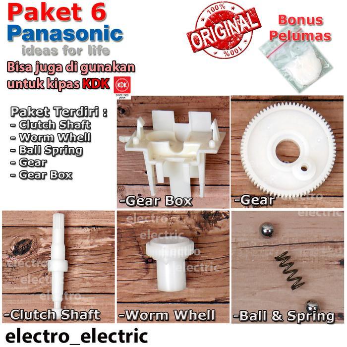 New Kipas Angin Panasonic Paket Sparepart Perbaikan Pemutar Gearbox