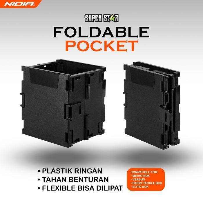 SUPERSTAR Foldable Pocket DRINK FOR TACKLE BOX MEIHO DAIDO ELITO