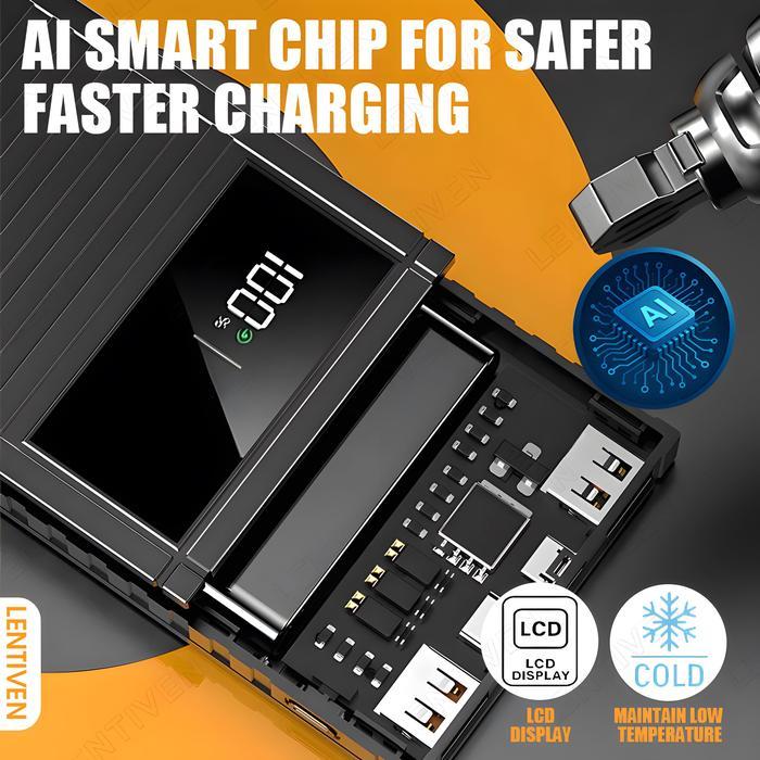 Lentiven Powerbank 30000Mah Mini Fast Charging Bh73