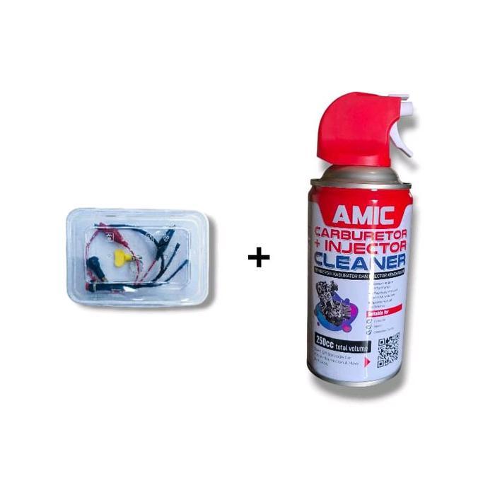 paket alat pembersih injektor injeksi motor mobil plus carburator injektor cleaner