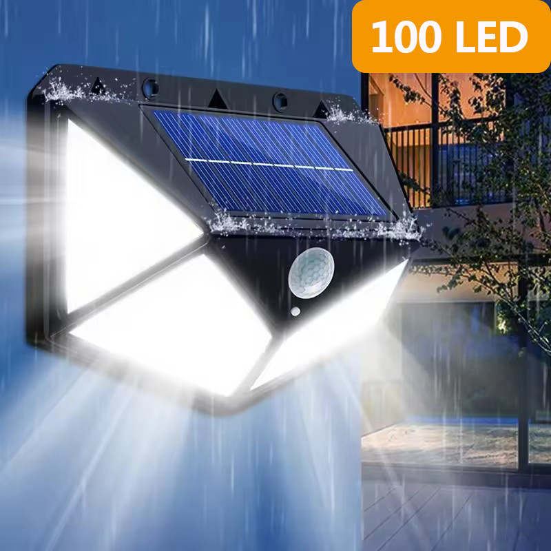 Multifunctional Solar Wall Lamp Led Solar Light Human Body Sensor Light Outdoor Waterproof Garden
