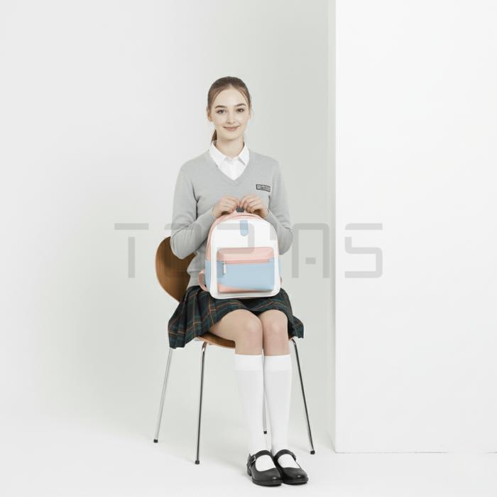 Elizabeth - Tas Ransel Rainbow Kombinasi / Tas Gendong Kulit Sintetis Wanita Multifungsi - Tps