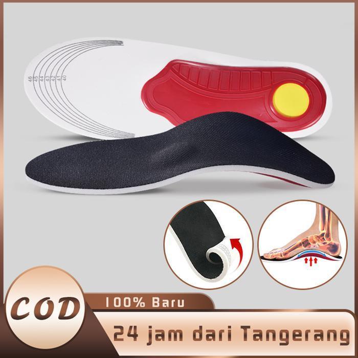 Insole Sepatu Pria Dan Wanita Arch Support Flat Foot High Arch Support